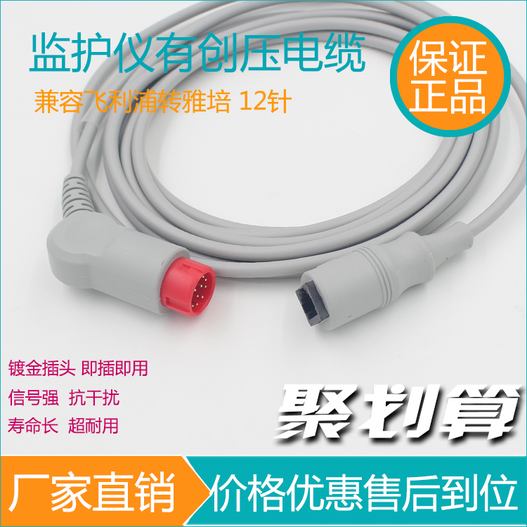 監護儀配件飛利浦HP VM4 6 8 MP20 血氧探頭