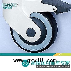 護理治療車（帶垃圾桶） 方格醫用ABS治療車
