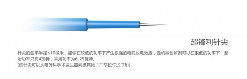 鎢合金針形高頻電極（微創解剖針）（消融電極）