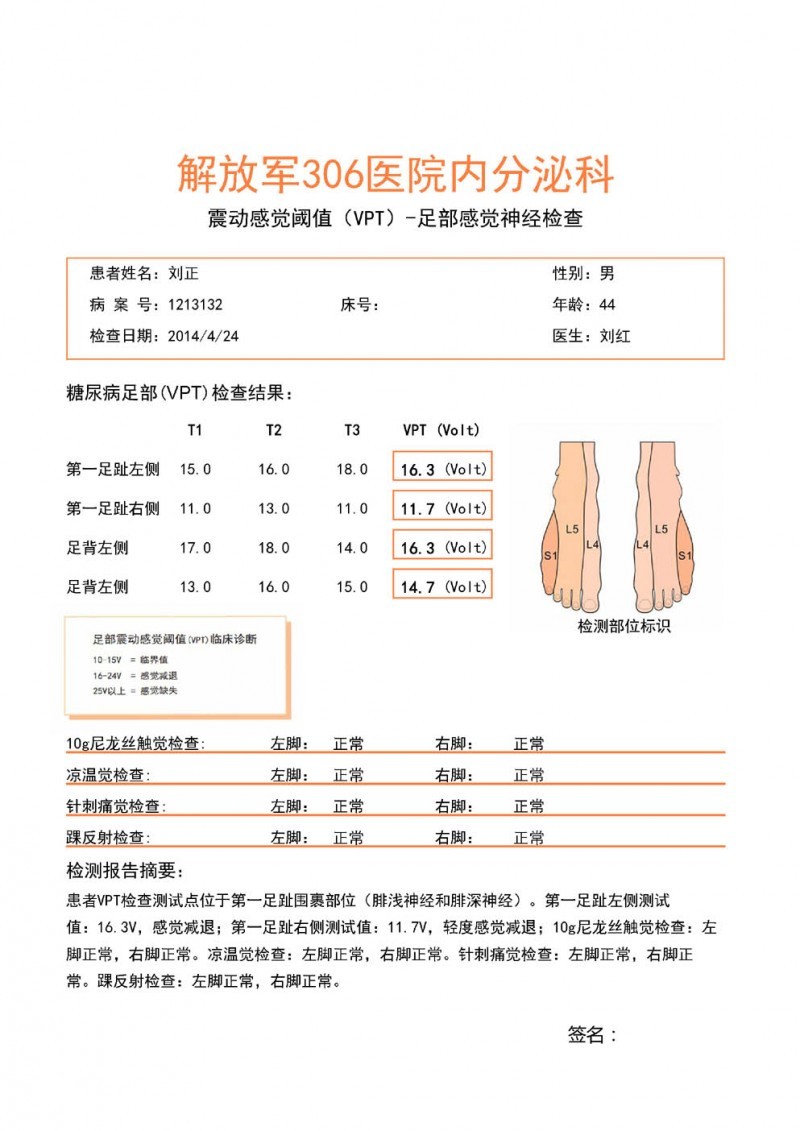 震動(dòng)感覺閾值檢查儀-便攜版
