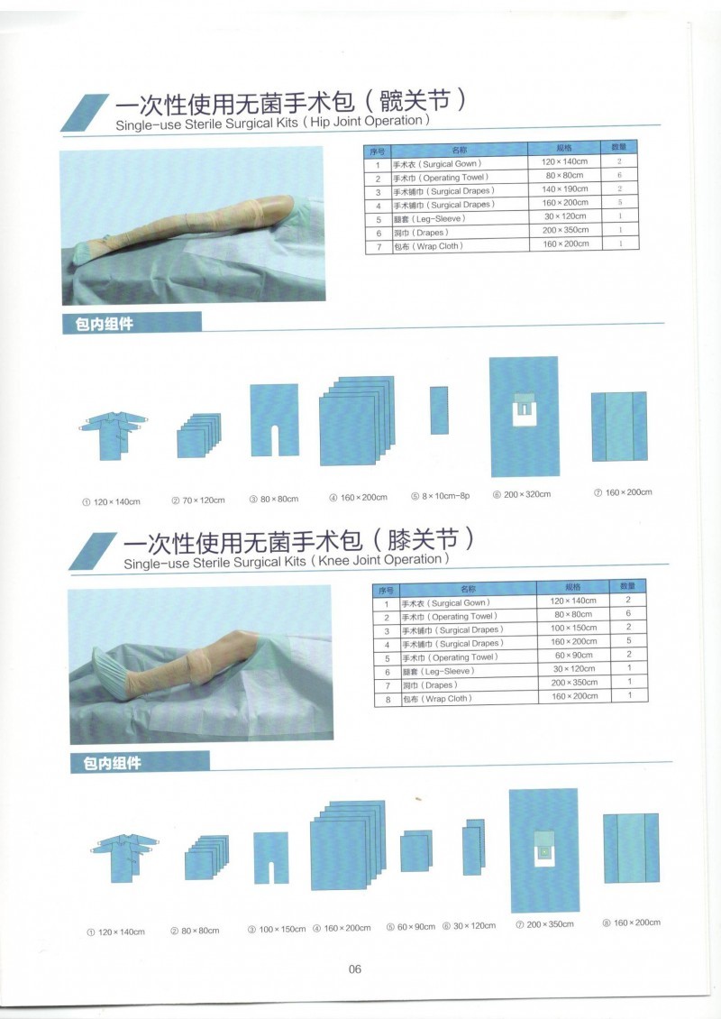 一次性無菌手術包，產包，介入手術包
