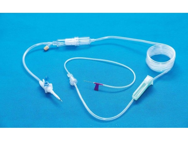 一次性使用自動排氣止液精密過濾輸液器(精密輸液器) 帶針