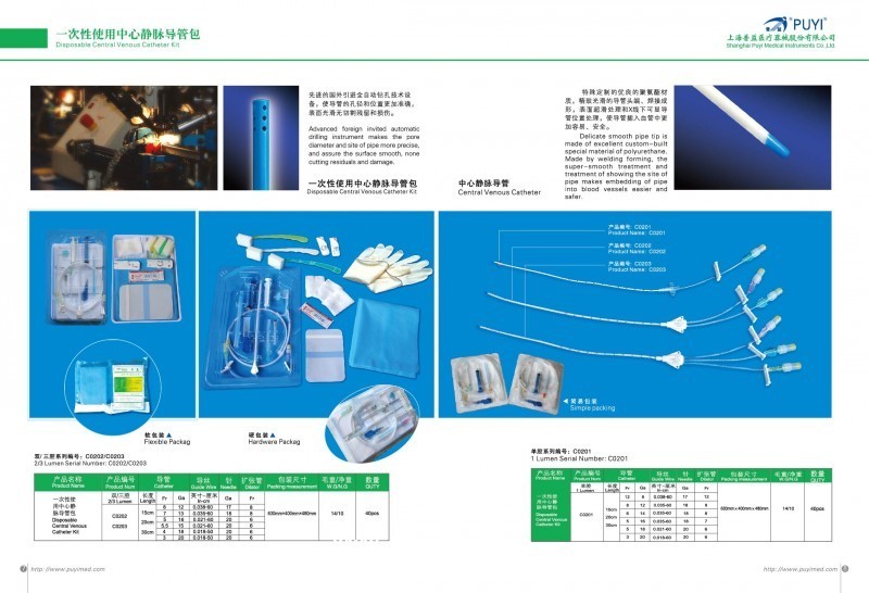 一次性使用中心靜脈導管包