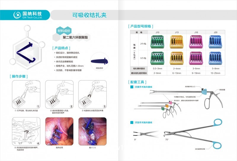 可吸收結扎夾