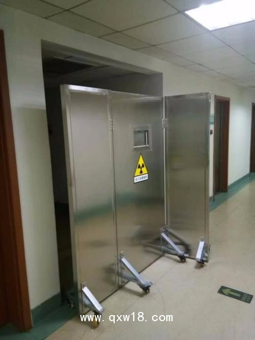 鉛屏風加工醫用輻射隔離鉛屏風拍片室推拉射線防護鉛屏風廠家