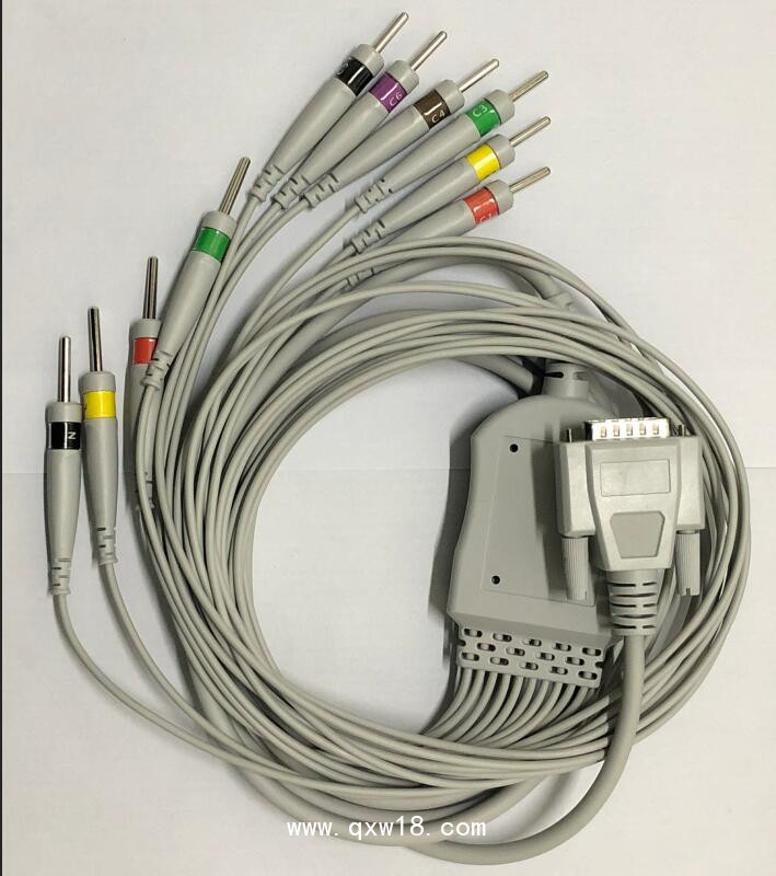 日本光電心電圖機導聯線