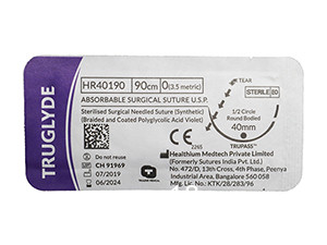 TRUGLYDE 泰萊 可吸收性外科縫線
