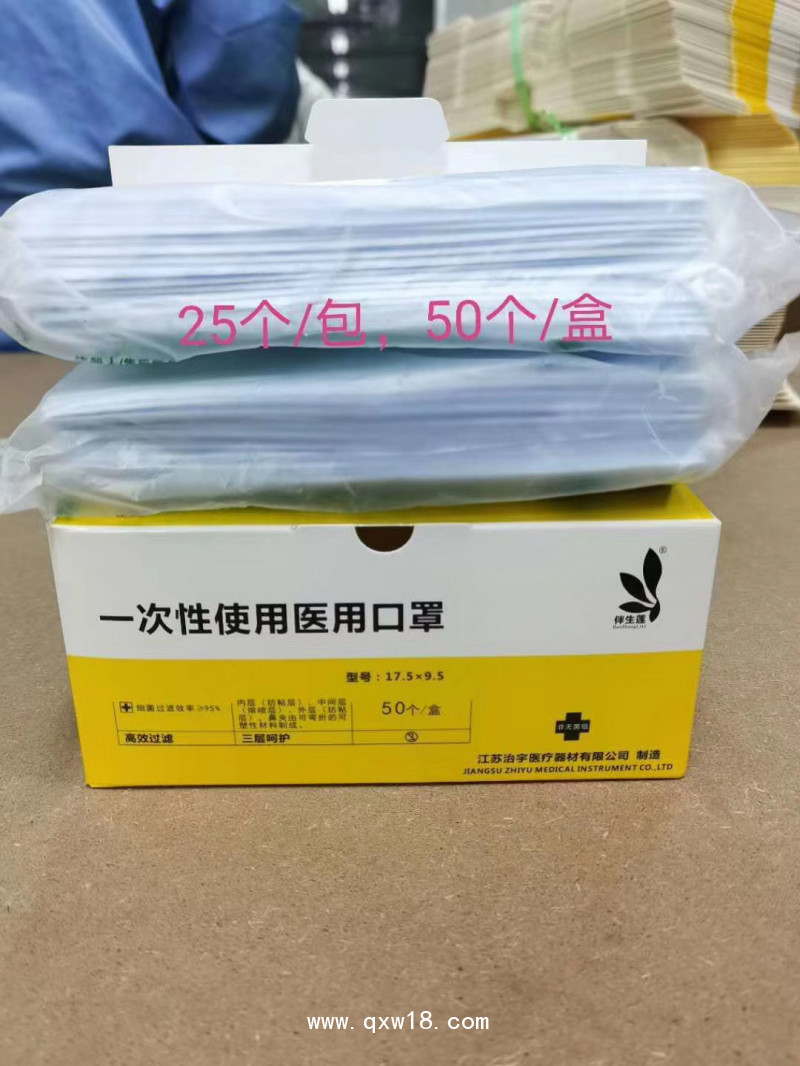 一次性使用醫用口罩（非無菌）
