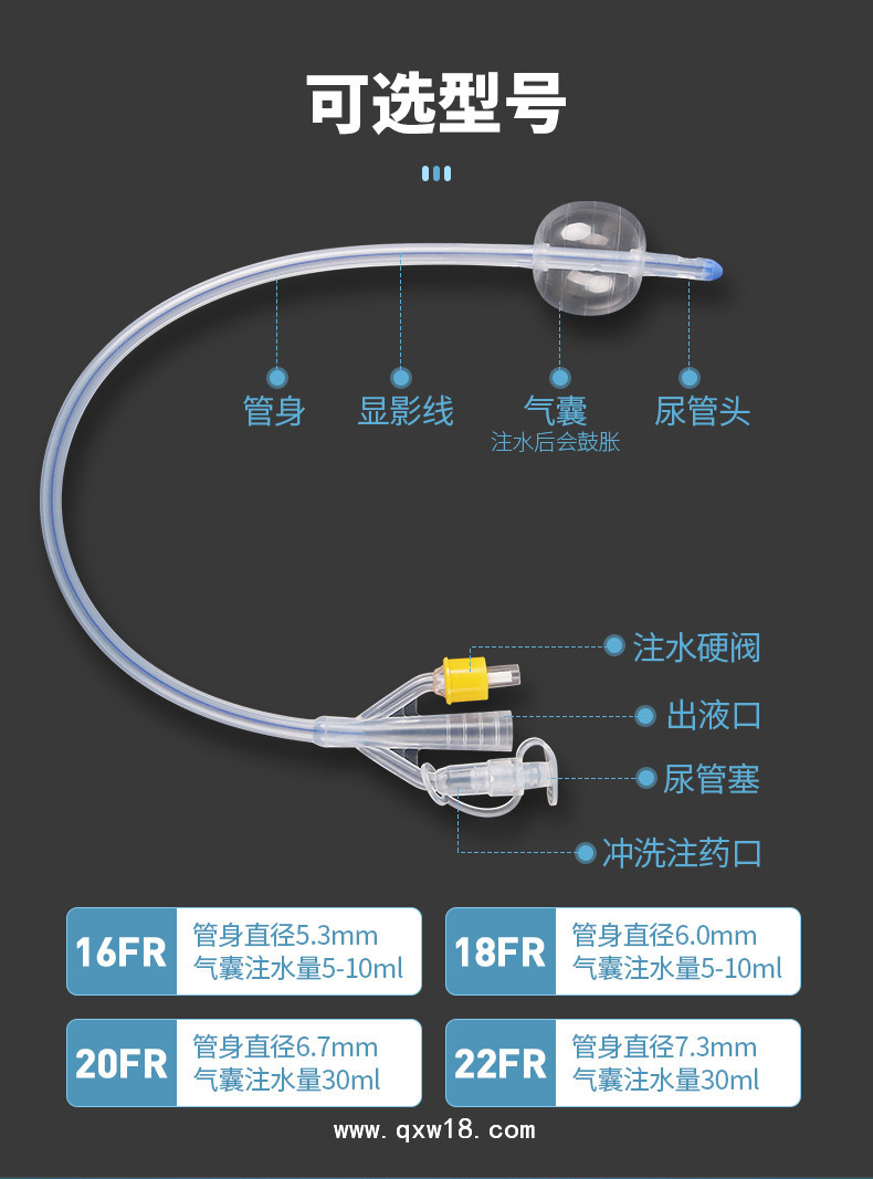 一次性使用醫用硅膠導尿管