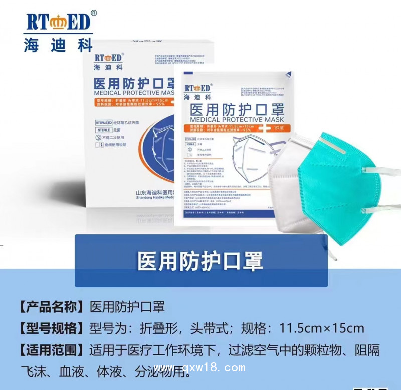 醫(yī)用口罩、面罩、隔離衣、手術器械 、防護服、醫(yī)用防護口罩