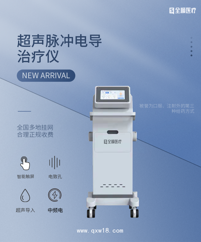 全順--超聲腦血管治療儀 超聲+電致孔+中醫定向透藥