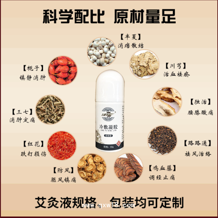 萬健澤冷敷凝膠，冷敷凝膠代加工廠家