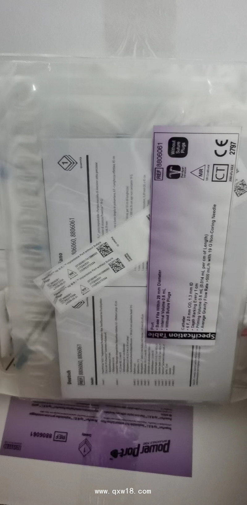 美國進(jìn)口巴德耐高壓輸液港