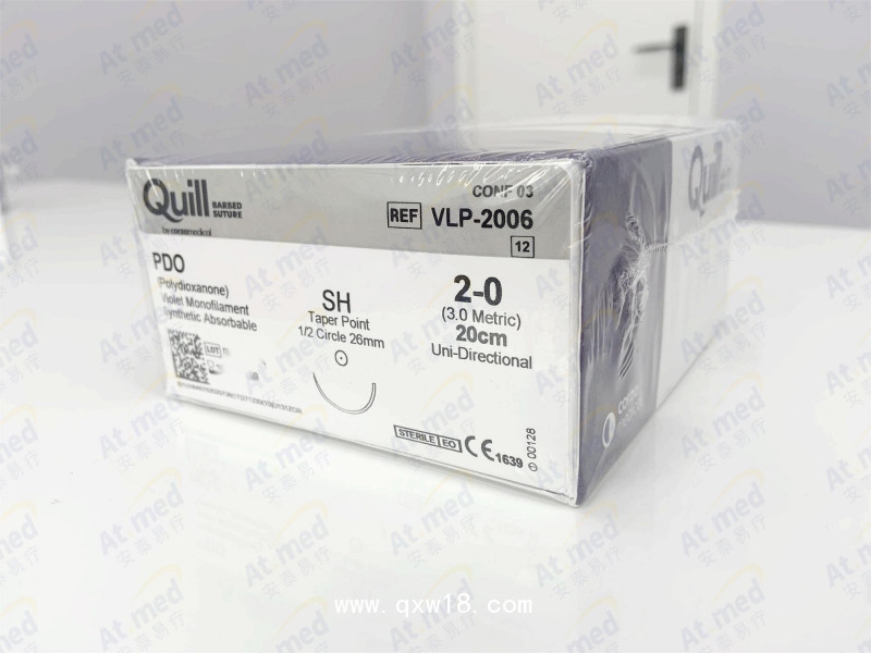 舜科 帶針軟組織縫合用 可吸收性外科縫線 VLP-2006 1根/盒 現貨