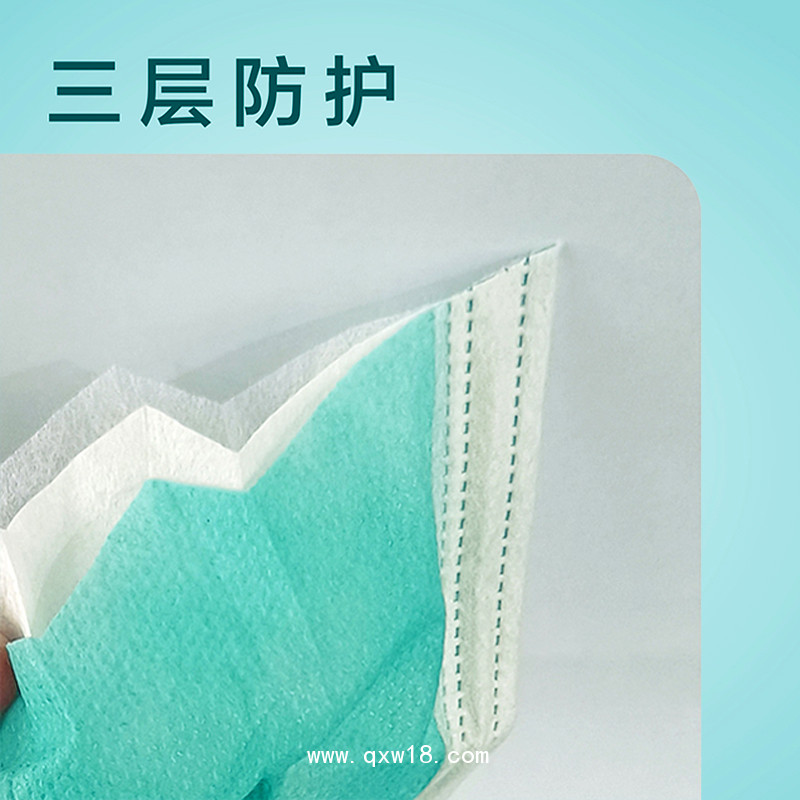 康民 一次性使用醫用外科口罩（豆青色外科口罩）