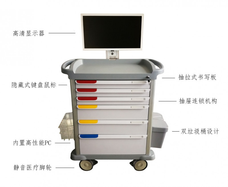 智能護(hù)理治療推車(chē) 護(hù)理車(chē)