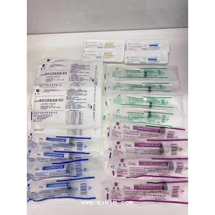 一次性使用無菌注射器，1ML、3ML、5ML等