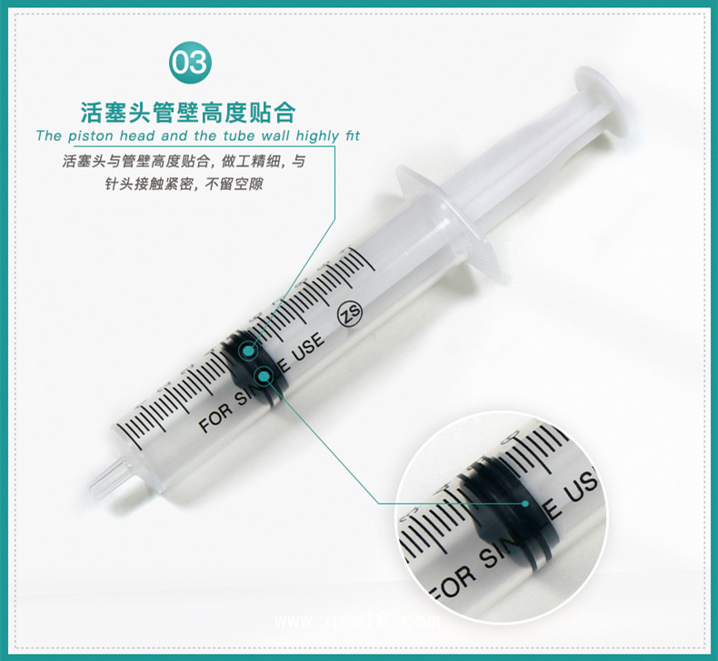 一次性使用無菌注射器，1ML、2ML、3ML、5ML等