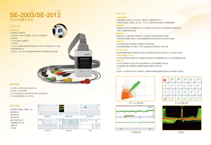 理邦EDAN 動態心電圖工作站 SE-2012