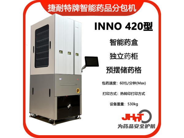 JHNT捷耐特牌擺藥機、包藥機，分包機、發藥機INNO420型