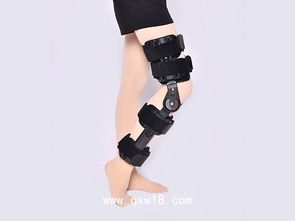 可調式膝關節固定支具髕骨脛腓骨骨折護具下肢術后支撐固定器