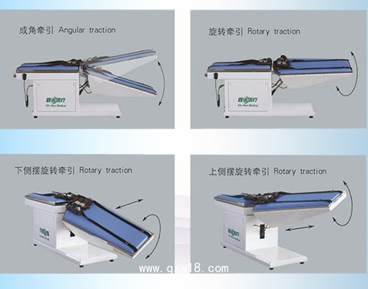 鑫諾微電腦液晶四維腰椎牽引床多功能電動頸腰椎牽引床拉伸腰椎治療器自動牽引器醫用