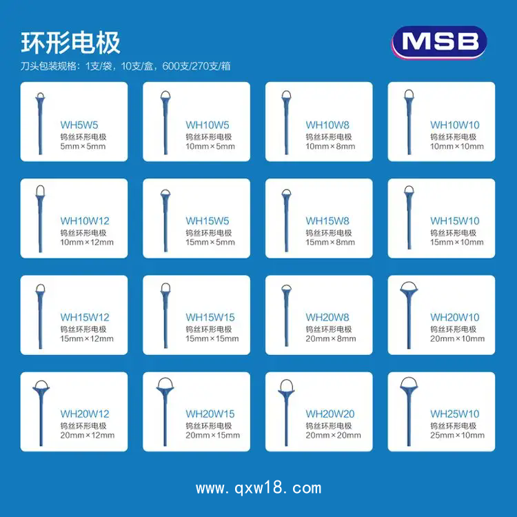 MSB默思碧婦科宮頸手術用LEEP利普鎢絲環形刀頭消融電極電刀筆
