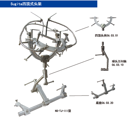 可透視手術頭架C型碳纖（碳纖維手術頭架）