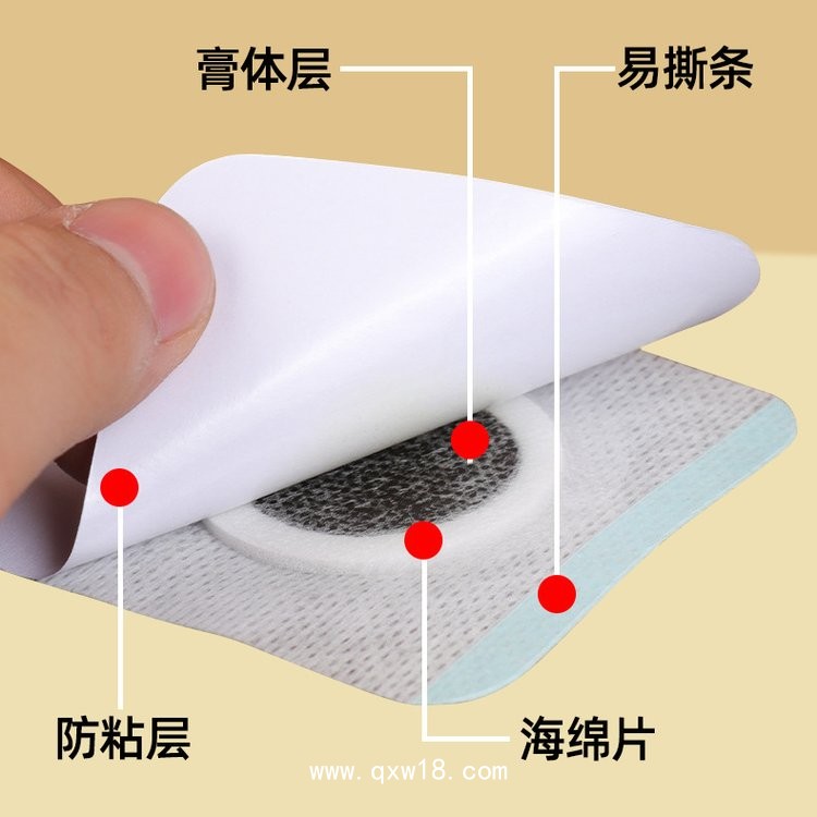穴位貼敷治療貼廠家批發定制代工兒童咳喘健胃感冒蜂蜜保健貼