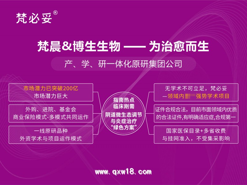合規陰道類炎癥治療、微生態調節專用液體制劑梵必妥