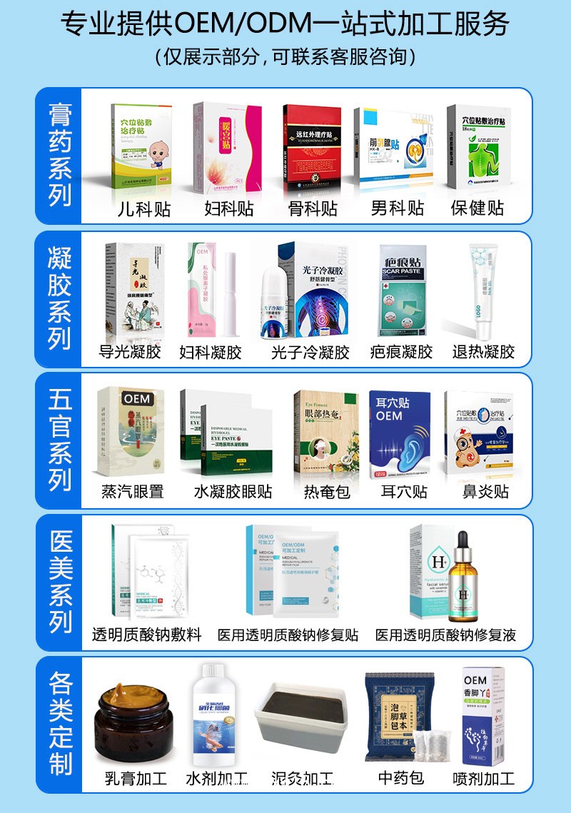 穴位壓力刺激貼OEM代加工/成人兒童均可生產 可定制多種產品分型/械字號