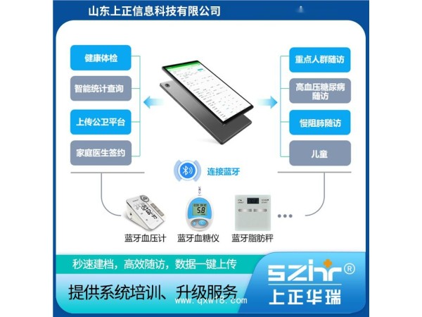 上正華瑞慢病隨訪系統/家醫簽約系統/智慧隨訪簽約/數據質控