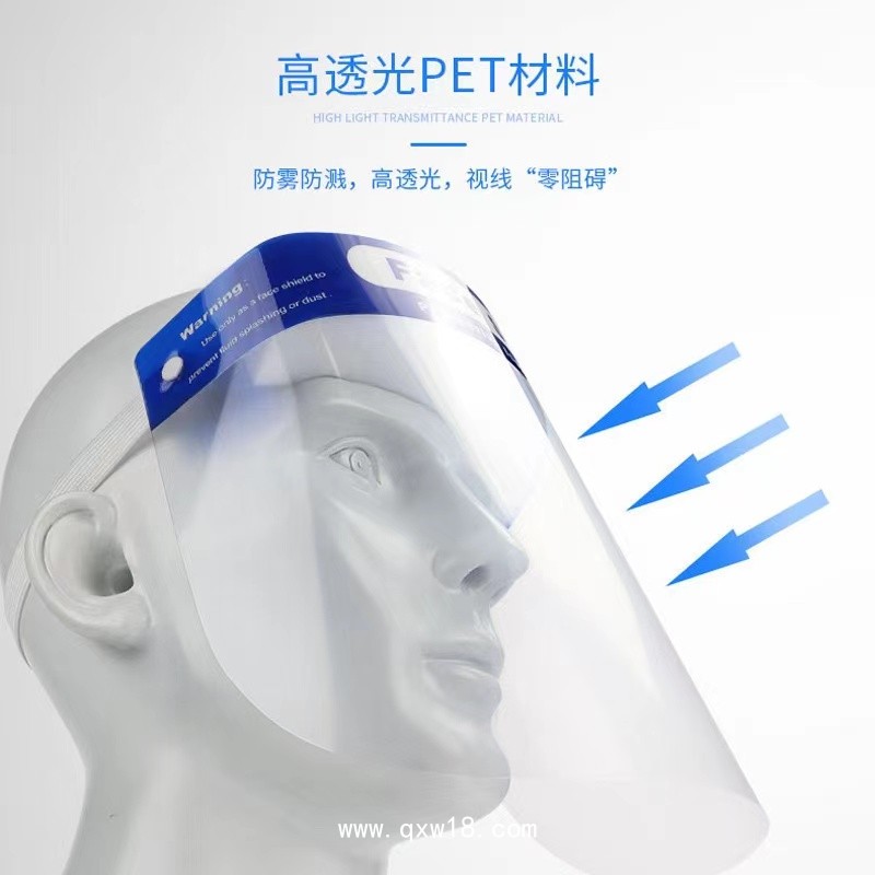 東貝醫用防護面罩隔離飛沫血液疫情面罩現貨廠家直供