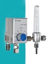 ECMO氧濃度可調氣體混合器，機械結構氧氣混合器