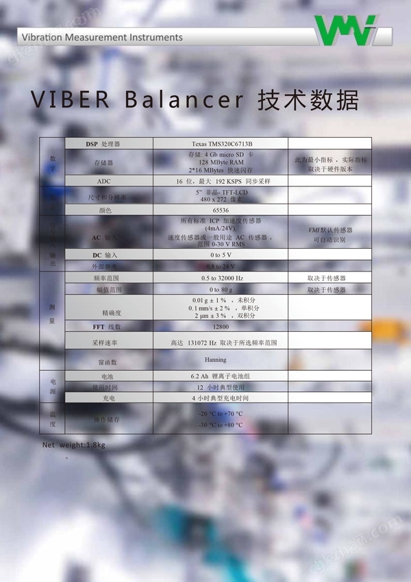 VMI手持式現場高速動平衡儀