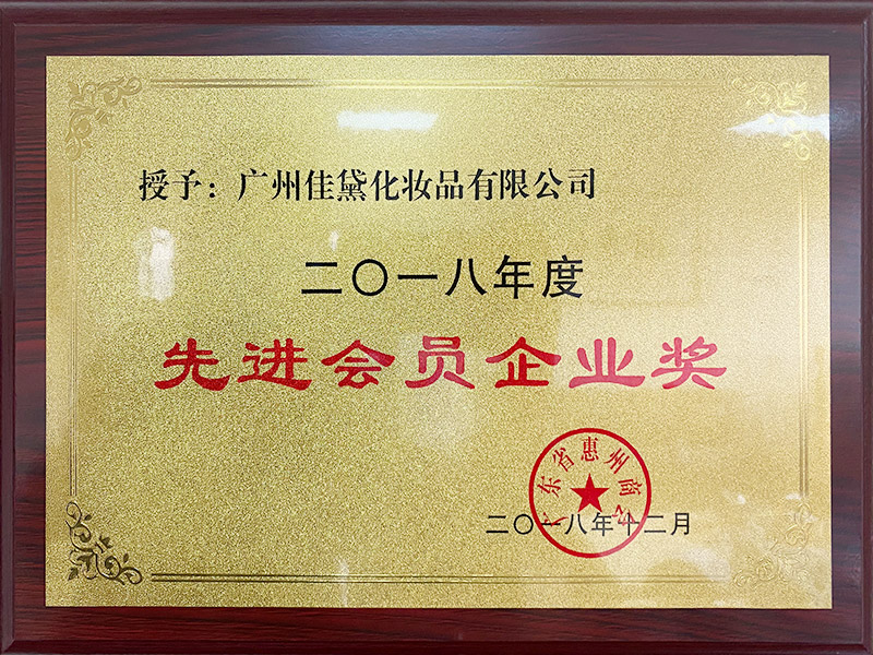 2018年度先進會員企業獎